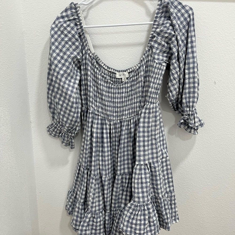 Gingham Checkered Dress